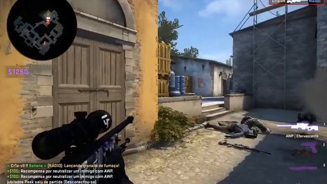 CS:GO, CLUTCH 1X4 AWP (GTX 750TI+I5 3570). смотреть онлайн