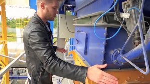 Работа асфальтобетонного завода БМЗ-80!