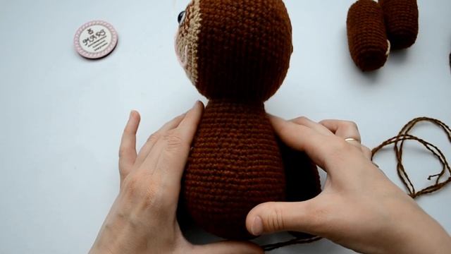 Нитяное крепление в игрушке + Обзор игл для оформления игрушек смотреть онлайн