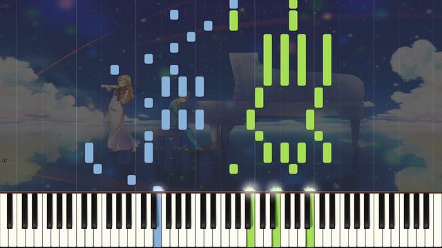 [Theishter] Orange - Your Lie in April (Shigatsu wa Kimi no Uso) ED 2 - Piano Tutorial || Synthesia смотреть онлайн