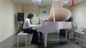 И. Бах "Инвенция №14 Си - бемоль мажор"