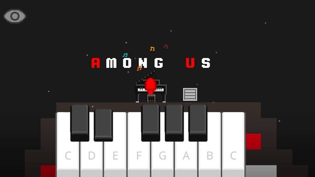 Among us playing piano //Boku Boku game// смотреть онлайн