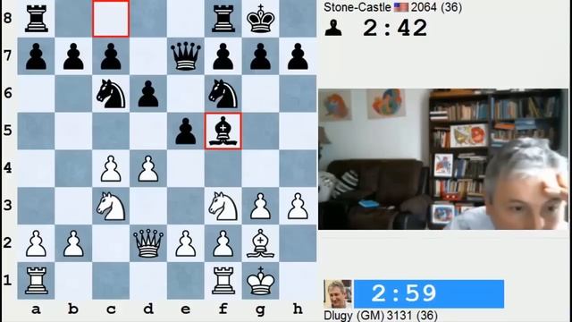 GM Max Dlugy plays Banter Blitz games on Chessclub.com - 2015-04-28 смотреть онлайн