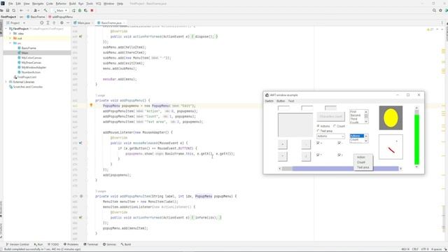 Спливаюче меню. PopupMenu | Java | AWT смотреть онлайн