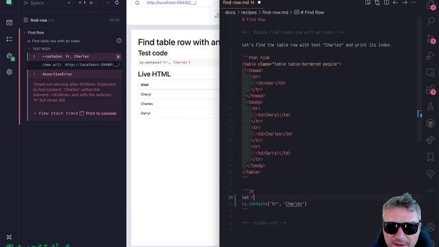 Find The Table Row With The Given Text And Print Its Index смотреть онлайн