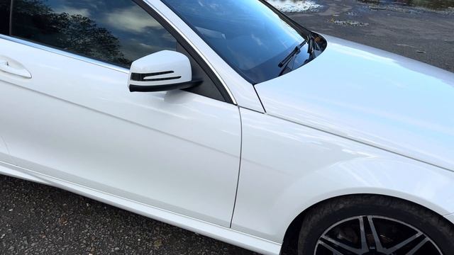 MERCEDES-BENZ C CLASS 2.1 C220 CDI BlueEfficiency AMG Sport Plus White Auto Diesel 2013 смотреть онлайн