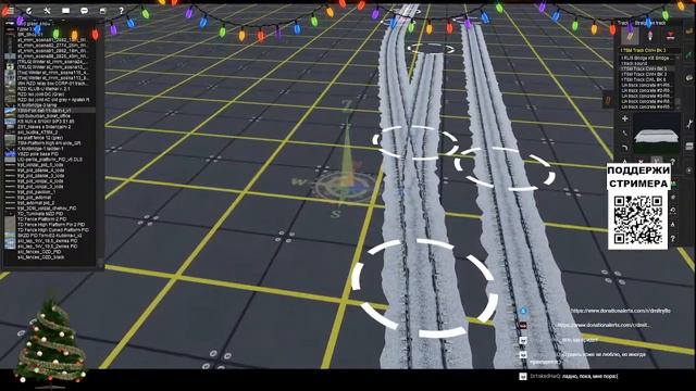Стройка Маршрута "Русская зима" часть 5. Trainz Railroad Simulator 2019 смотреть онлайн