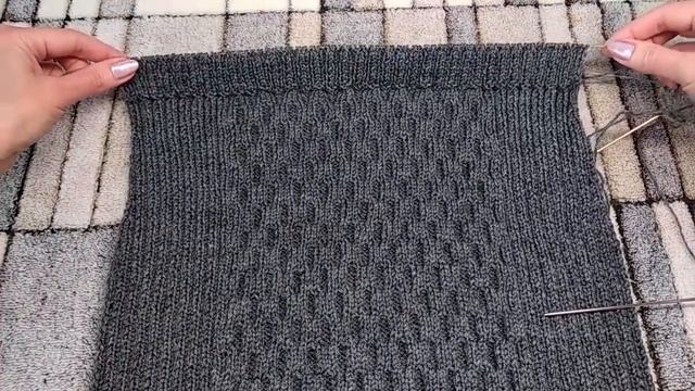 Юбка спицами 