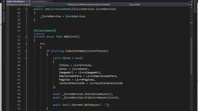.NET MAUI :  App Meus Livros com SQLite смотреть онлайн