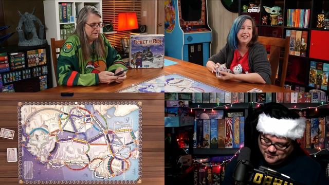 GameNight! LIVE // Ticket to Ride: Nordic Countries - 12(?) Games of Christmas! смотреть онлайн