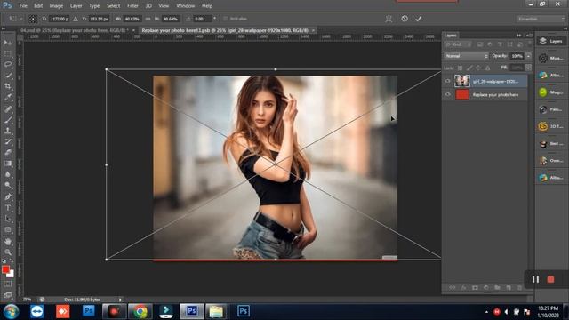 3D Photo Collage Mockup PSD !! How to Make Photo Collage in Photoshop смотреть онлайн