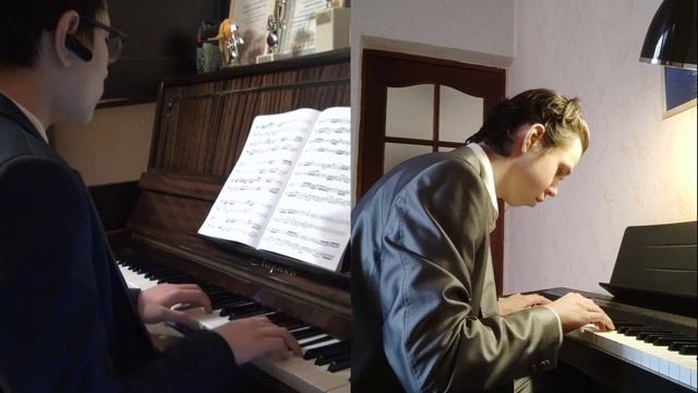 И.С. Бах, Концерт для двух клавиров c-moll, BWV 1060, исполняют Андрей Серов и Неемия Лыонг смотреть онлайн