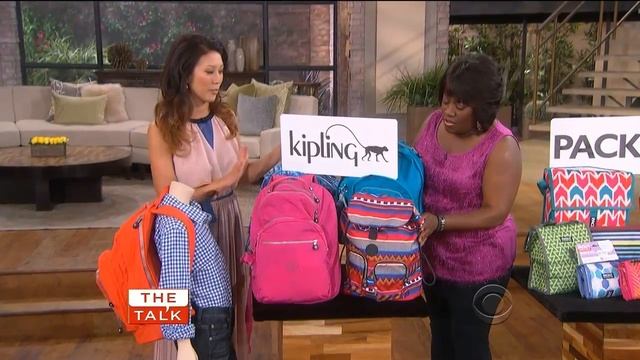 Kipling backpacks featured on CBS' "The Talk" смотреть онлайн