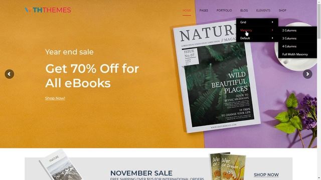 Bookstore eCommerce WordPress Theme смотреть онлайн