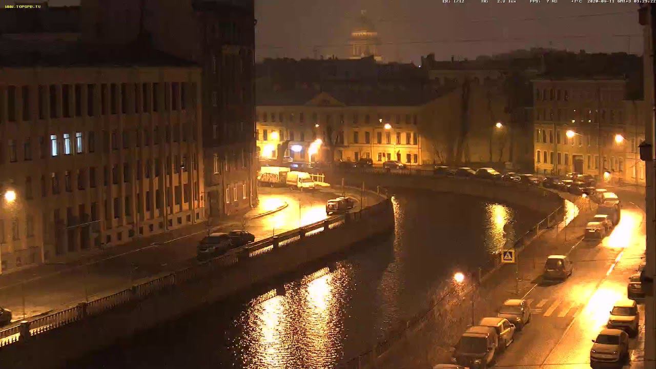 LIVE CAMERA Griboedov Canal St. Petersburg Russia. Канал Грибоедова Санкт-Петербург смотреть онлайн