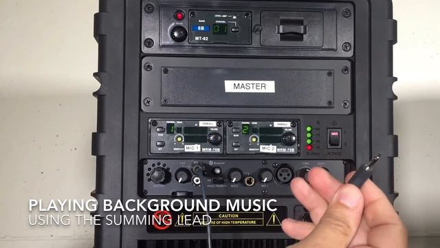 Mipro Video Manual For MA707, 708 & 808 Portable PA System