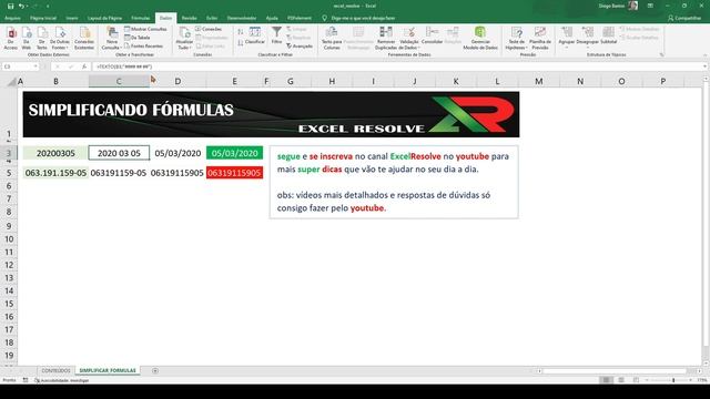 Aprenda a simplificar fórmulas complexas [ dicas de excel ] смотреть онлайн
