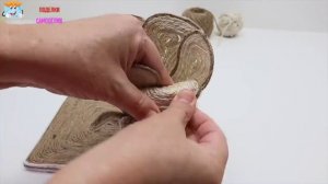 12 Крутых Идей Как Сделать Цветы из Джута Своими Руками