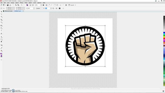 Removing background colour using Corel PHOTO-PAINT X8 смотреть онлайн