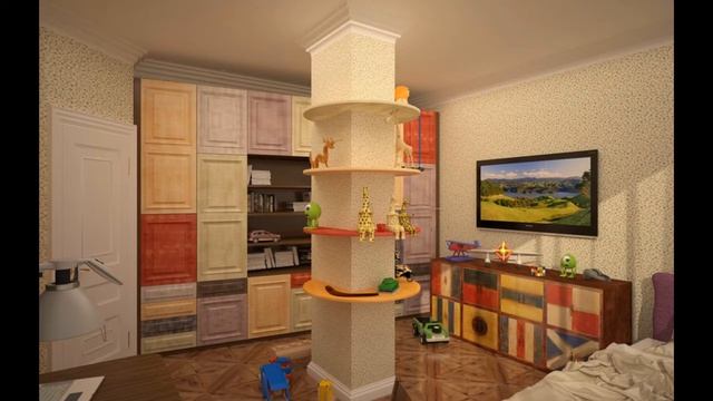 Детская с колонной смотреть онлайн