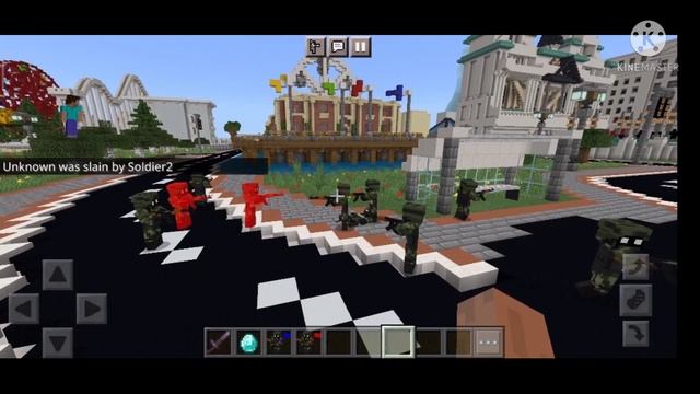 minecraft NPC solder addon showcase (with download link) смотреть онлайн