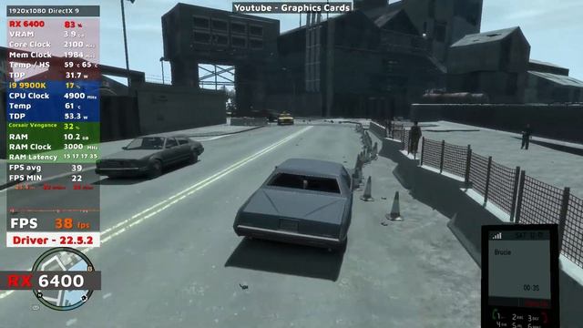 Grand Theft Auto 4 | AMD 6400 | i9 9900K | PCI-E 3.0 | 1080p Gameplay смотреть онлайн