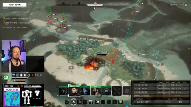 This Archer just WRECKS! - Battletech Modded / Roguetech HHR Episode 15 смотреть онлайн