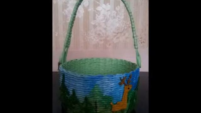 поделки из газетных трубочек и картона смотреть онлайн