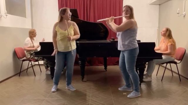 Duet MakSmi - Havana (flute & piano cover) смотреть онлайн