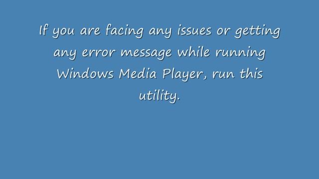 Fix WMP(Windows Media Player) смотреть онлайн