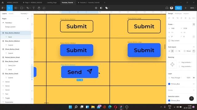 How to Create Buttons in Figma || Figma Tutorial смотреть онлайн