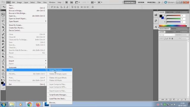 Convert PSD to JPG // photoshop tutorials cs5 смотреть онлайн