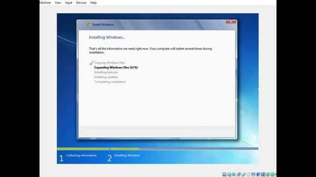Installing Windows7 - BIOS Setup and Clear Formatting смотреть онлайн
