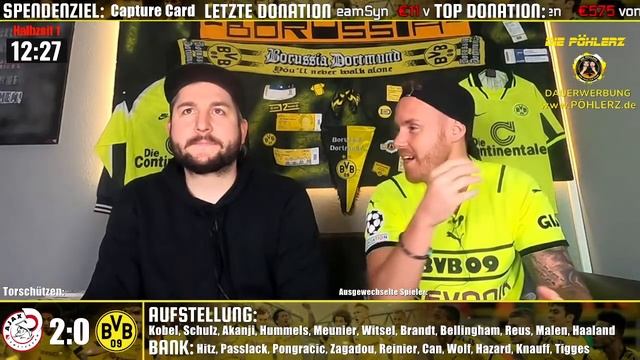 ?BVB LIVE vs Ajax - Borussia Dortmund gegen Ajax Amsterdam | FAN Kommentar смотреть онлайн