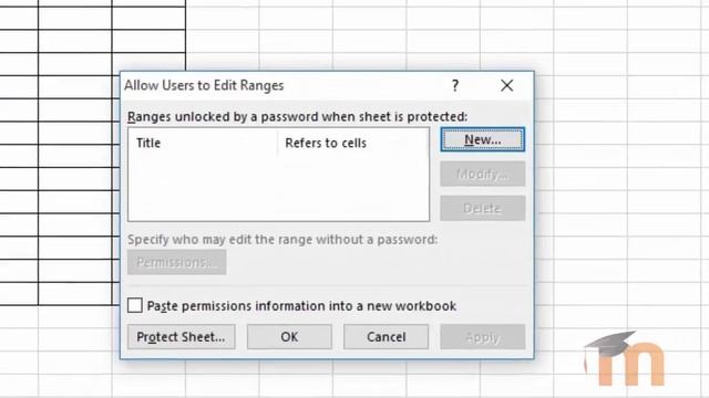Excel 2013 Tutorial - ( Allow Users to unlock a specific cell range with password ) смотреть онлайн