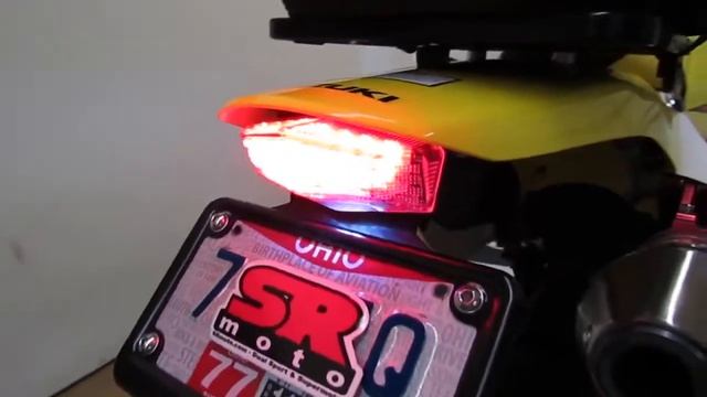 Suzuki DRZ400S DRZ400SM Integrated Tail Light / Fender Eliminator Kit Review And Demo
