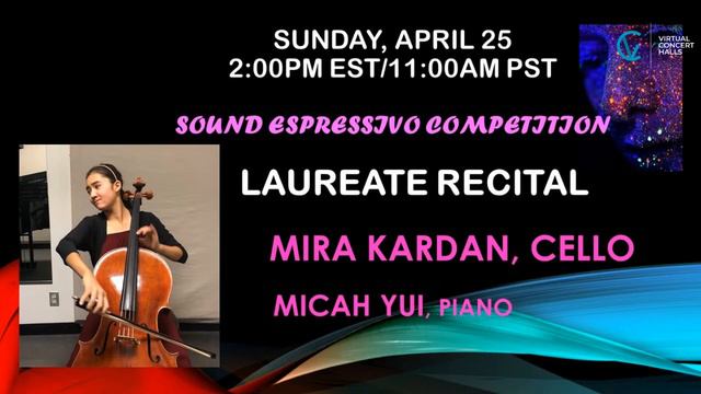Mira Kardan, cello - Sound Espressivo Laureates' Recital смотреть онлайн