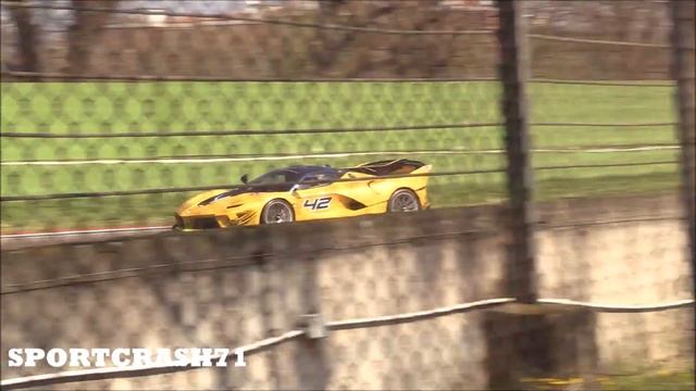 Ferrari FXX K Evo In Action At Imola Circuit- Pure V12 Sound