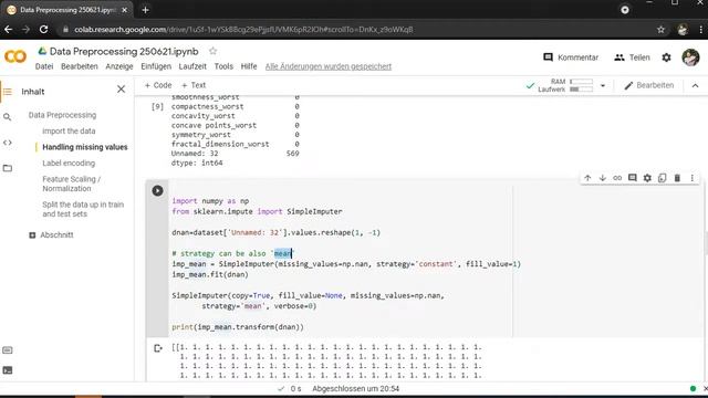 Data Preprocessing with Python смотреть онлайн