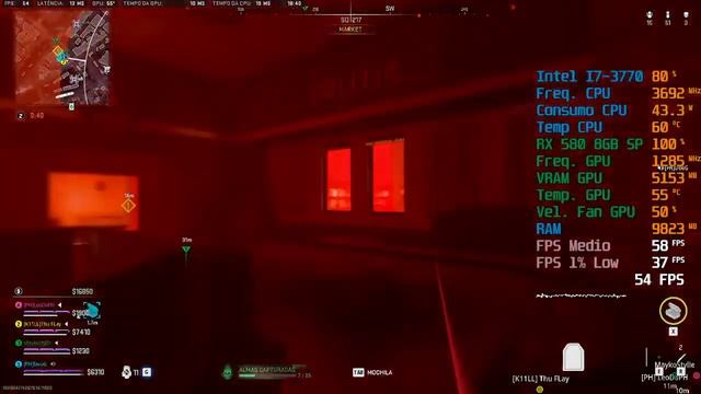 ? LIVE - WARZONE | RX 580 8GB 2048 SP + I7 3770 | Graphcs Player | Aliexpress | AO VIVO смотреть онлайн