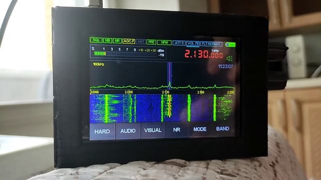 Прием поездной радиосвязи 2130кгц на Малахит DSP в домашних условиях смотреть онлайн
