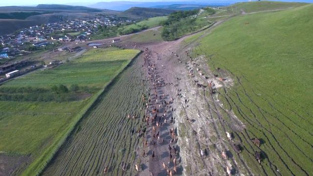 Верхний Каранай на исходе дня...Республика Дагестан, съемка с квадрокоптера,красивая природа ,4 к смотреть онлайн