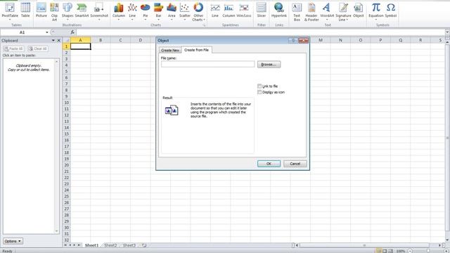 How to Embed a Word File in Excel смотреть онлайн