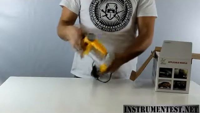 Компрессор автомобильный DC 12V (желт) смотреть онлайн