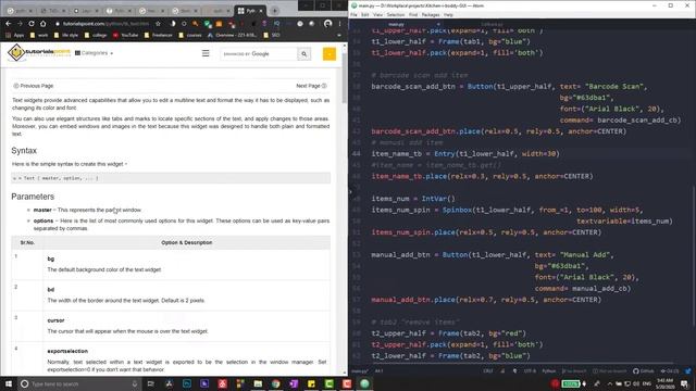 Programming Time Lapse | Python TKinter GUI - part 1 смотреть онлайн