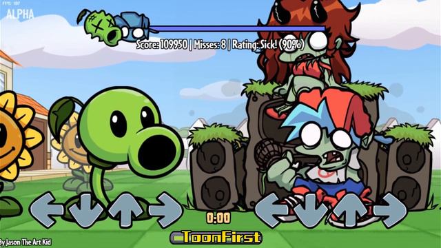 Friday Night Funkin' - Plants Vs Rappers - (FNF PVZ Mod Showcase/Zombies /Hard & Crazy SpeedRun) смотреть онлайн
