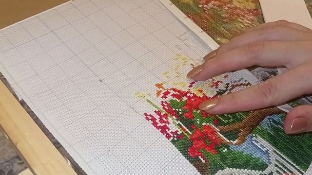 Живой процесс вышивки крестом под музыку смотреть онлайн