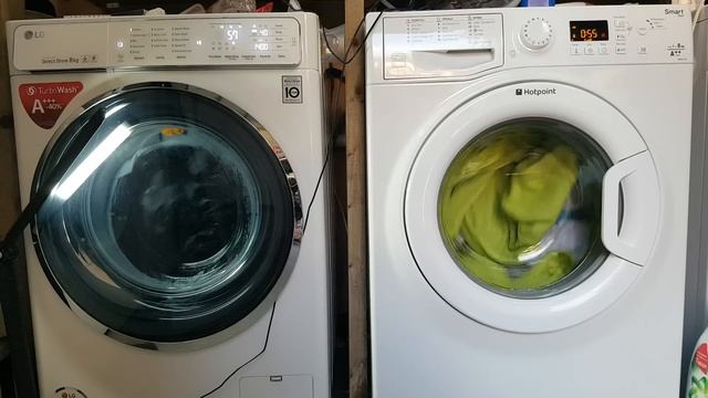 Lg vs hotpoint (cotton 40 turbo +rinse, fw 60 +rinse) 2/4 смотреть онлайн