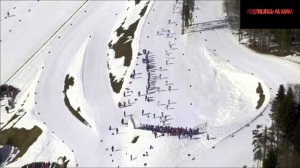 А. Легков , масс старт 50 км, Сочи 2014г