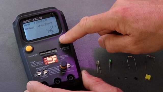 Transistor Tester And LCR Meter In One BSIDE ESR02 Pro